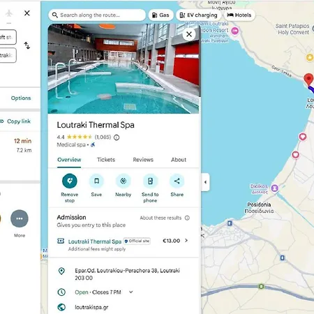 شقة Sunny Loutraki Is A Modern With Views Of The Bay And Mountains With Private Parking *